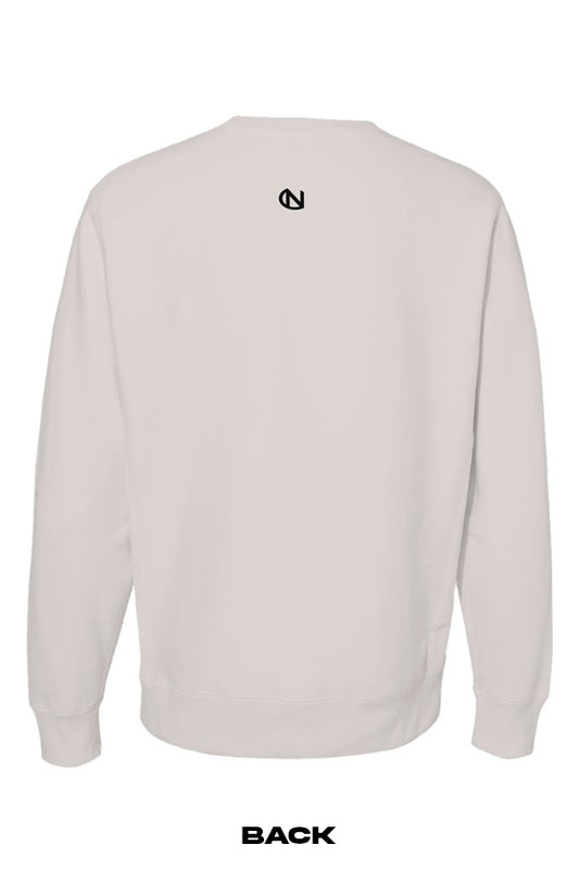 Premium Heavy Drip Crewneck Longsleeve - Bone