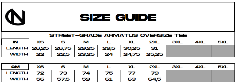 Street-Grade Armatus Oversize Tee