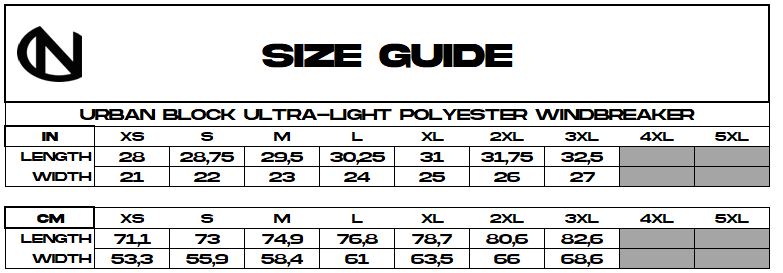 Urban Block Ultra-Light Polyester Windbreaker